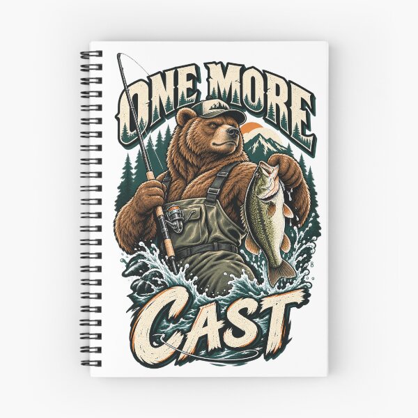 Item preview, Fishing Bear – One More Cast designed and sold by Univers-shop.