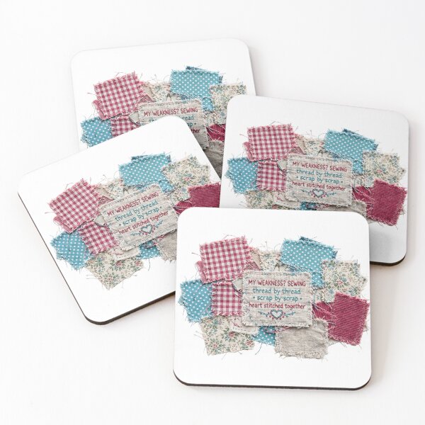 Item preview, Sewing Scraps, Stitched with Love by PanaluPrint designed and sold by PanaluPrint .