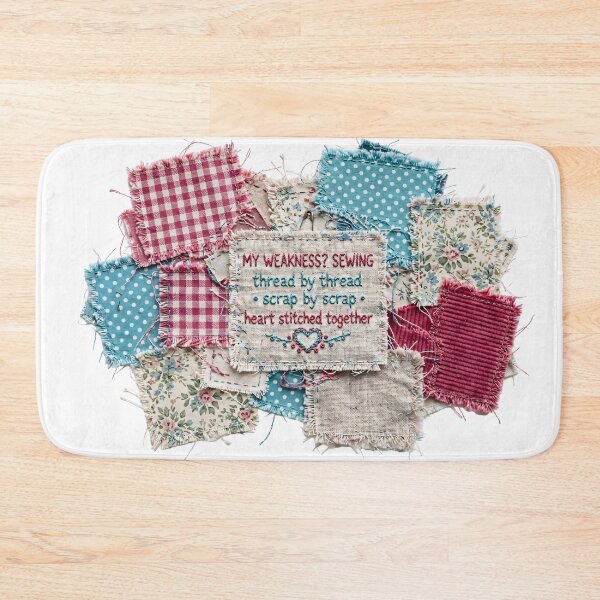Item preview, Sewing Scraps, Stitched with Love by PanaluPrint designed and sold by PanaluPrint .