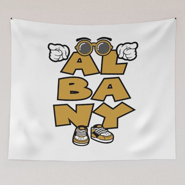 Item preview, ALBANY  Graffiti Retro Lettering designed and sold by NFTWords.