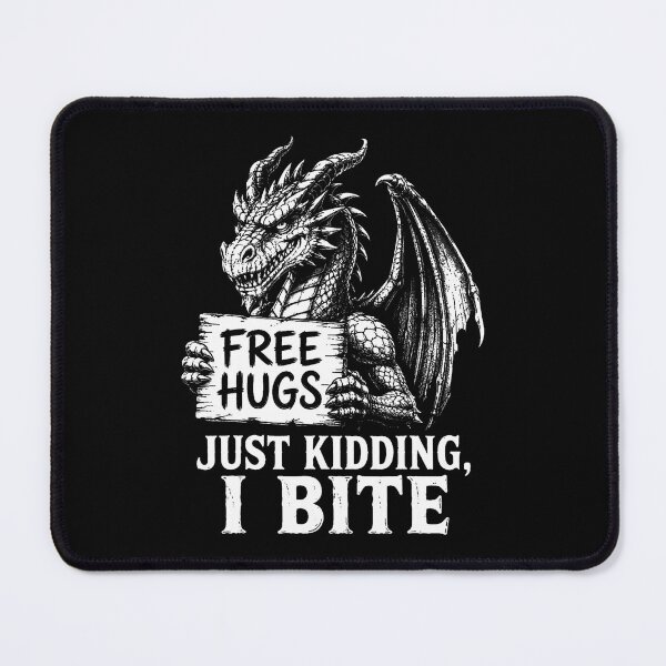 Item preview, Free Hugs Just Kidding I Bite designed and sold by smiadraspi.