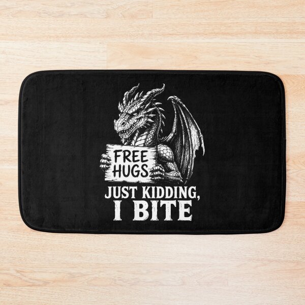 Item preview, Free Hugs Just Kidding I Bite designed and sold by smiadraspi.