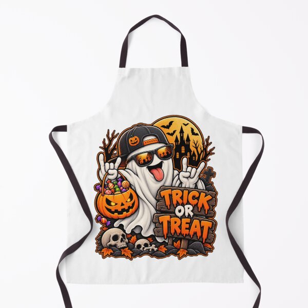 Item preview, Happy Halloween trick or treat designed and sold by DailyQuestPrint.