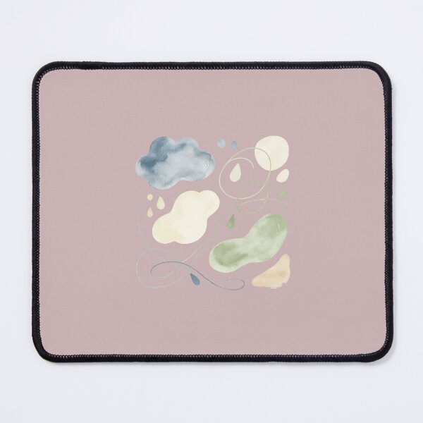 Item preview, Abstract shapes in watercolor and smooth lines designed and sold by mixoubraw.