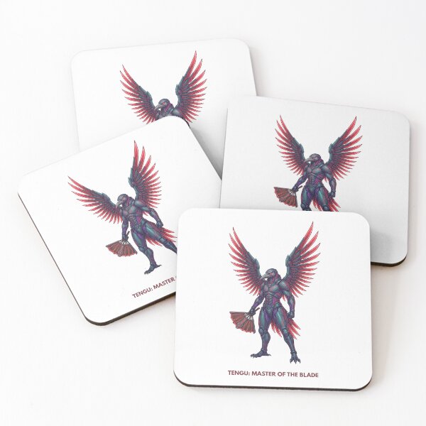 Item preview, Tengu: Master of the Blade — Cyber Yokai designed and sold by CalmFrameArt.