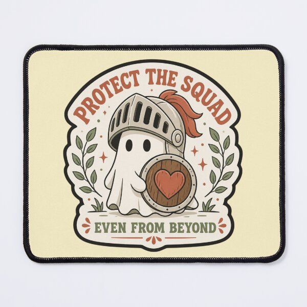 Item preview, Protect The Squad Little Paladin Ghost Shirt Cute Halloween Knight Tee designed and sold by Dice_Goblin_Studio.