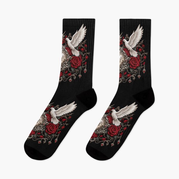 Item preview, Gothic Dove Heart – Romantic Christian Fantasy designed and sold by TroviTutto.