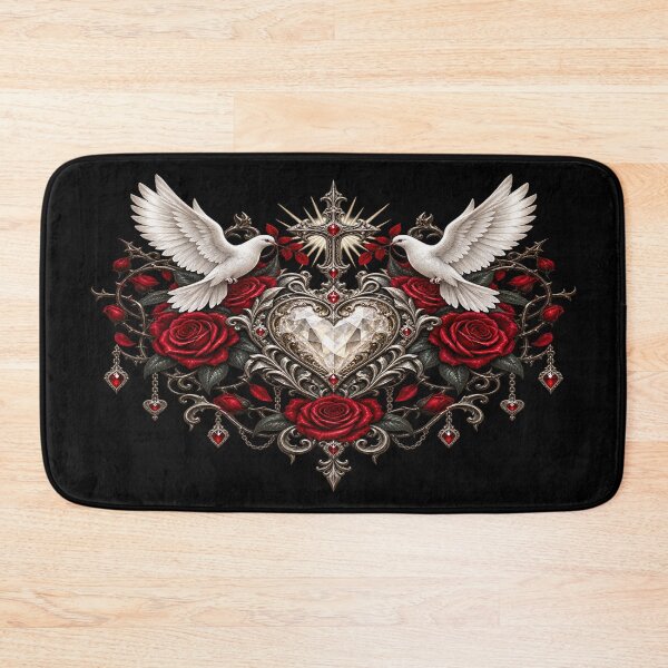 Item preview, Gothic Dove Heart – Romantic Christian Fantasy designed and sold by TroviTutto.