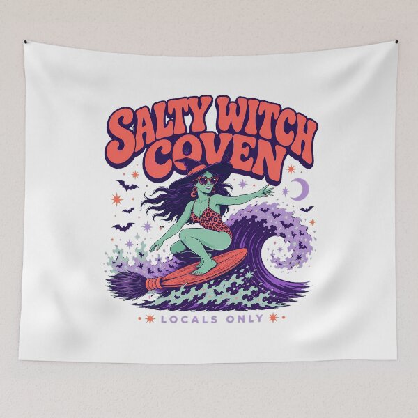 Item preview, Spooky Summer Surf Witch Coven Coastal Goth designed and sold by chattsuede.