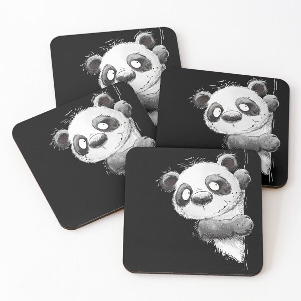 Item preview, Funny Panda Peeking Around the Corner I Panda Cartoon designed and sold by modartis.