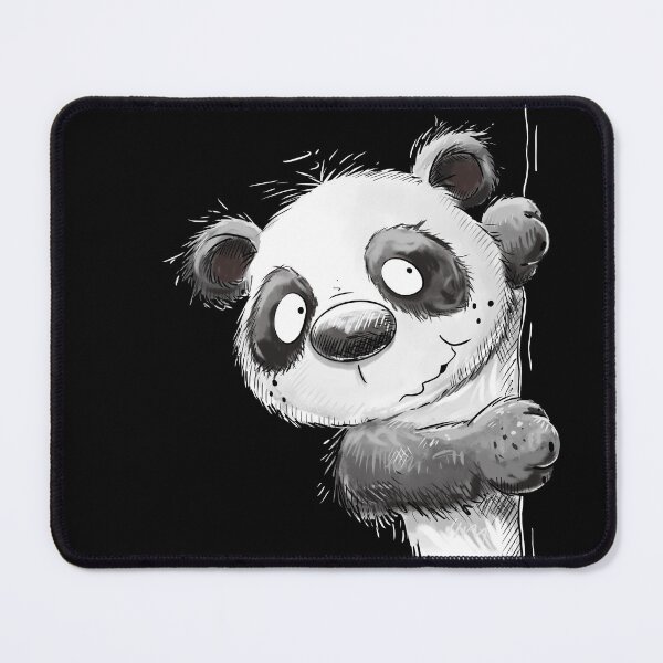 Item preview, Funny Panda Peeking Around the Corner I Panda Cartoon designed and sold by modartis.