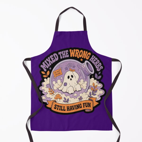 Item preview, Mixed The Wrong Herbs Potion Ghost Shirt Cute Halloween Alchemist Tee designed and sold by Dice_Goblin_Studio.