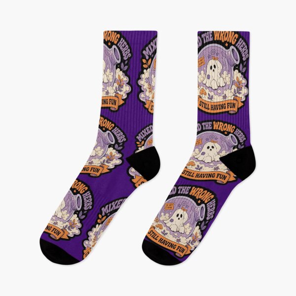 Item preview, Mixed The Wrong Herbs Potion Ghost Shirt Cute Halloween Alchemist Tee designed and sold by Dice_Goblin_Studio.