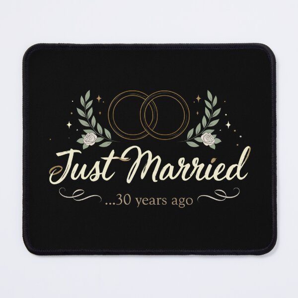 Item preview, 30th Wedding Anniversary Gift Just Married 30 Years Ago Married Since Anniversary Couple Husband Wife Pearl Anniversary designed and sold by designstoriesMK.