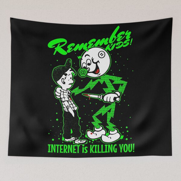 Item preview, INTERNET IS KILLING YOU - DARK designed and sold by Krobilad.