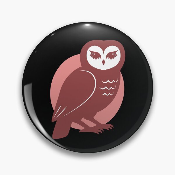 Item preview, Minimalist Terracotta Owl - Boho Aesthetic Bird designed and sold by THROUGH-LIFE.