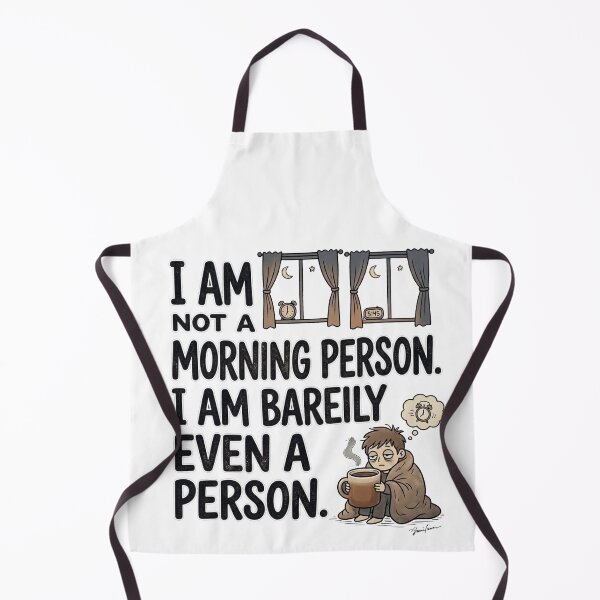 Item preview, I am not a morning person. I am barely even a person. designed and sold by jrzvibe.