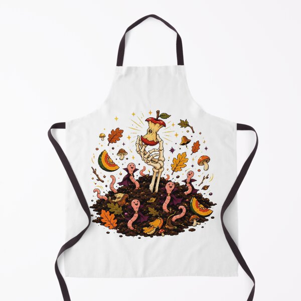 Item preview, Vampire Compost Worms Gardening Spooky Skeleton Hand designed and sold by chattsuede.