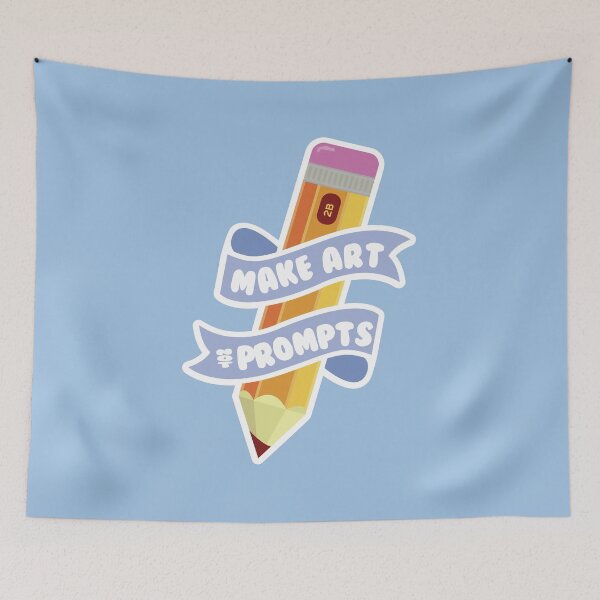 Item preview, MAKE ART NOT PROMPTS designed and sold by remerasnerdas.