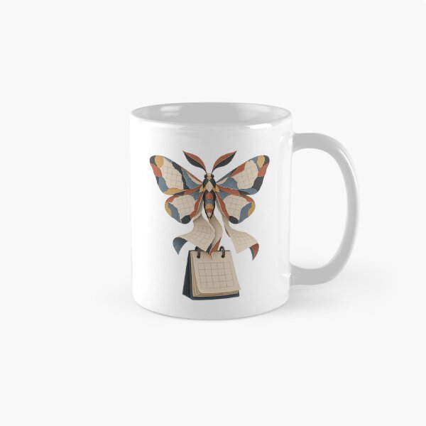 Item preview, The Calendar Molts - Paper Moth Year-End Surrealism designed and sold by Fawn Crafts.