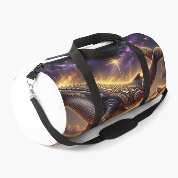 Item preview, Celestial Whale and Calf — Golden Flight Beneath the Stars designed and sold by Hawaii26.