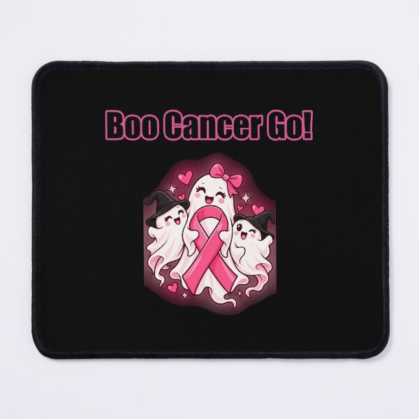Item preview, Boo Cancer Go! Pink Ribbon Awareness Scream designed and sold by Dreamsartistry.
