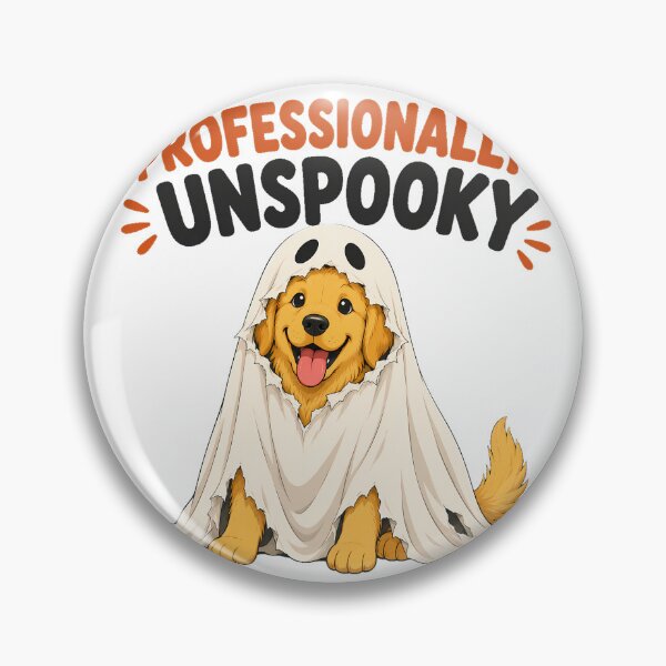 Item preview, Golden Retriever Ghost Dog Professionally Unspooky Puppy designed and sold by chattsuede.