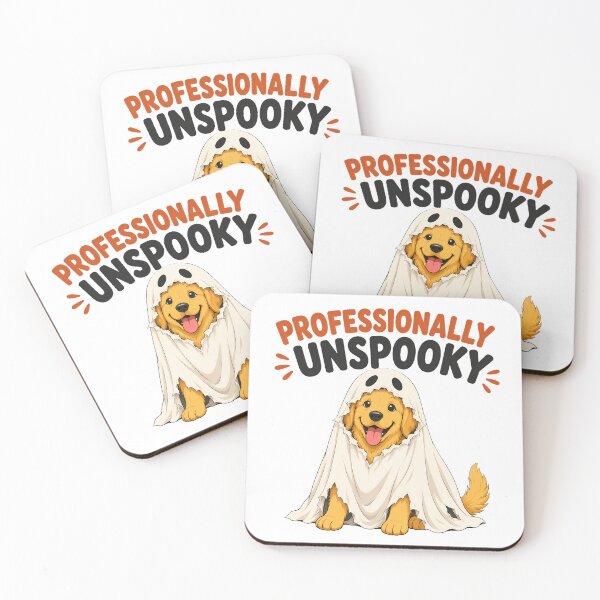 Item preview, Golden Retriever Ghost Dog Professionally Unspooky Puppy designed and sold by chattsuede.