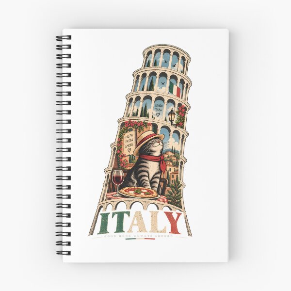 Item preview, Leaning Tower Cat – Pisa Italy Travel designed and sold by TOMSZE.