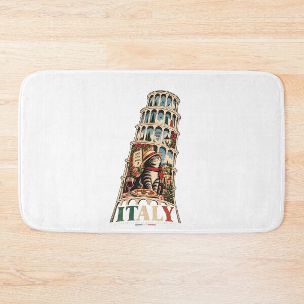 Item preview, Leaning Tower Cat – Pisa Italy Travel designed and sold by TOMSZE.