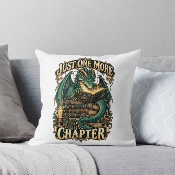 Item preview, Reading Dragon – Just One More Chapter designed and sold by Univers-shop.