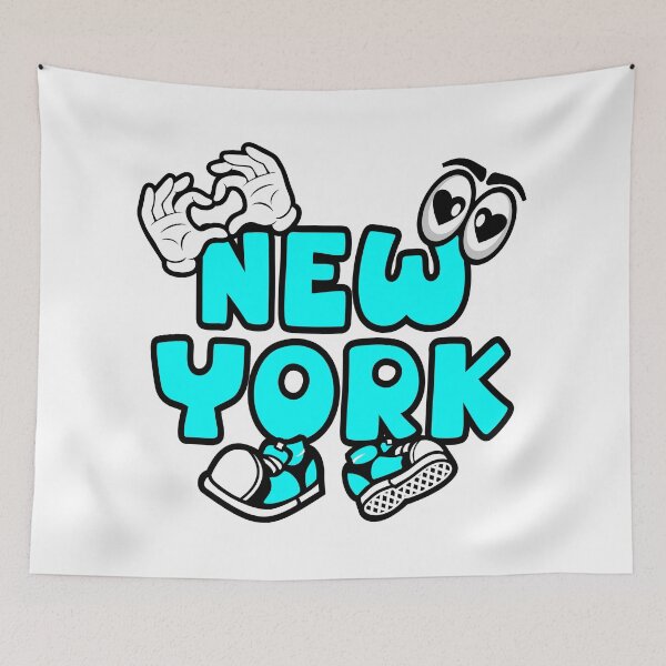Item preview, NEW YORK Graffiti Retro Lettering designed and sold by NFTWords.