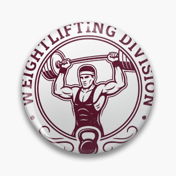 Item preview, Weightlifting Division Vintage Badge designed and sold by Type2SupplyCo.