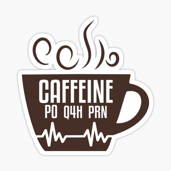 Download Nurse Coffee Stickers Redbubble PSD Mockup Templates