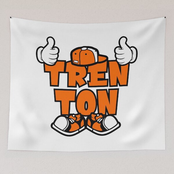 Item preview, TRENTON Graffiti Retro Lettering designed and sold by NFTWords.