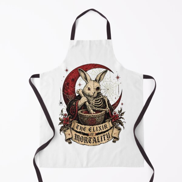 Item preview, Occult Skeleton Bunny Alchemist Gothic Mortality Elixir designed and sold by chattsuede.