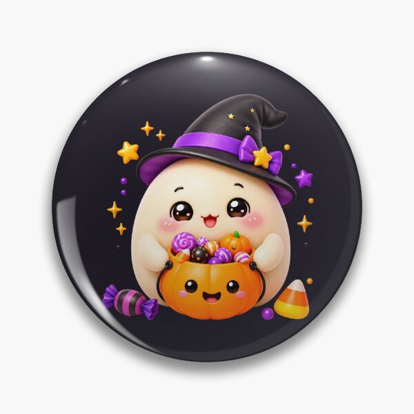 Item preview, Kawaii Witch Mochi Halloween Candy designed and sold by ImagenFusionP.