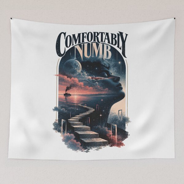 Item preview, Comfortably Numb | Surreal Cosmic Dreamscape designed and sold by Extravanganzza.