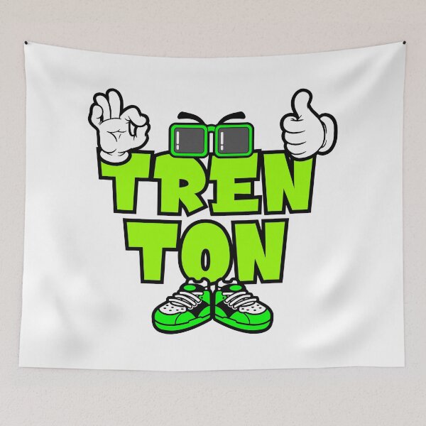 Item preview, TRENTON Typography Funny Vintage designed and sold by NFTWords.