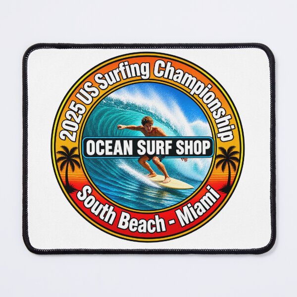 Item preview, 2025 US Surfing Championship Ocean Surf Shop - South Beach Miami  designed and sold by JBDesigns21.