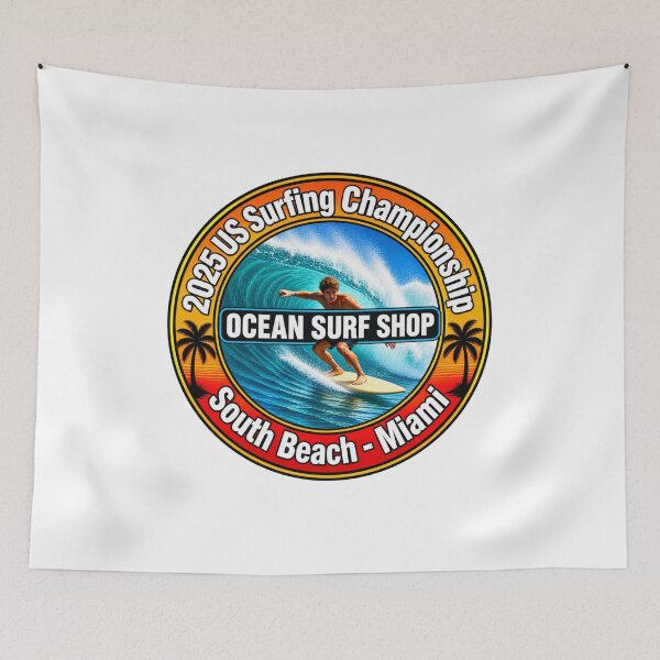 Item preview, 2025 US Surfing Championship Ocean Surf Shop - South Beach Miami designed and sold by JBDesigns21.