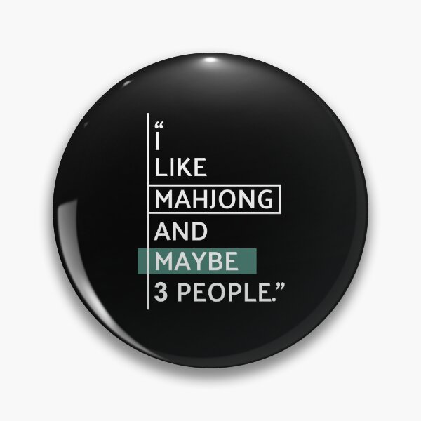 Item preview, I Like Mahjong designed and sold by MaryAller.