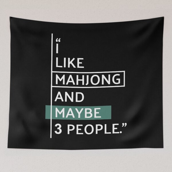 Item preview, I Like Mahjong designed and sold by MaryAller.