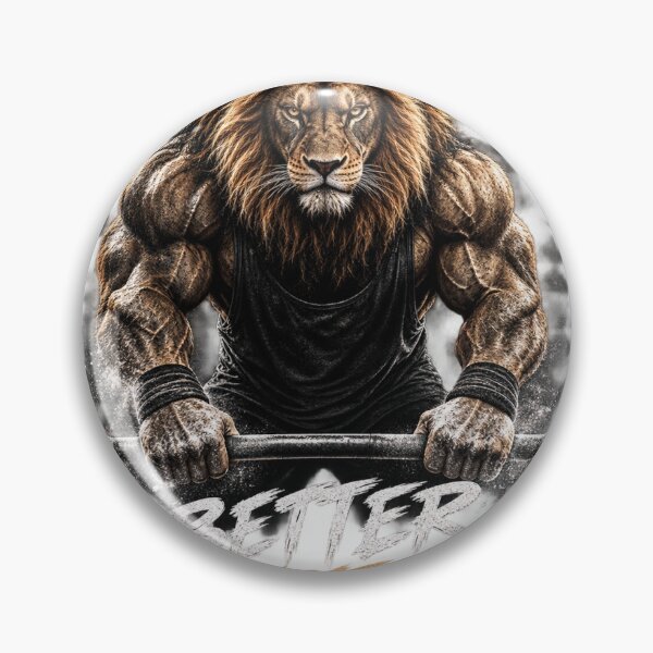 Item preview, Better Than Yesterday – Lion Fitness designed and sold by Mindset_im_gepeack .