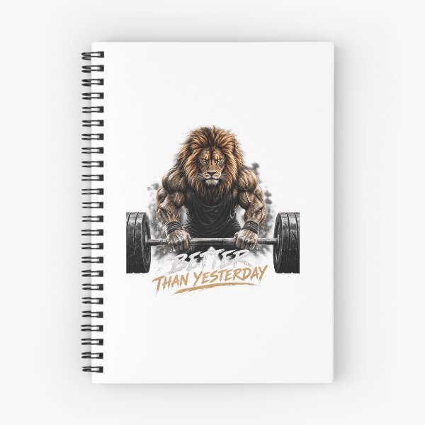 Item preview, Better Than Yesterday – Lion Fitness designed and sold by Mindset_im_gepeack .