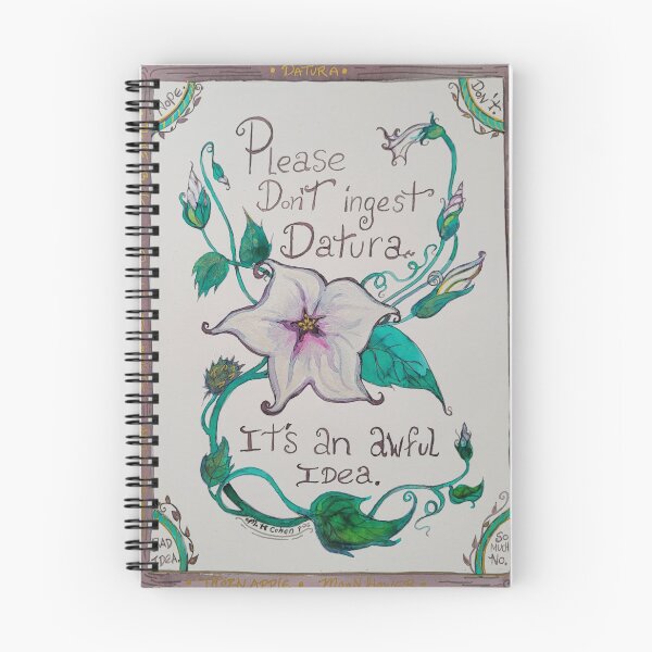 Item preview, "Please Dont Ingest Datura" designed and sold by MsFledermaus.