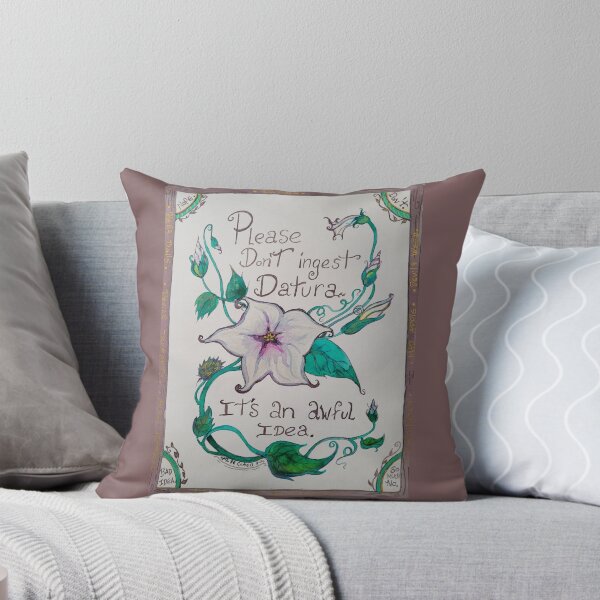 Item preview, "Please Dont Ingest Datura" designed and sold by MsFledermaus.