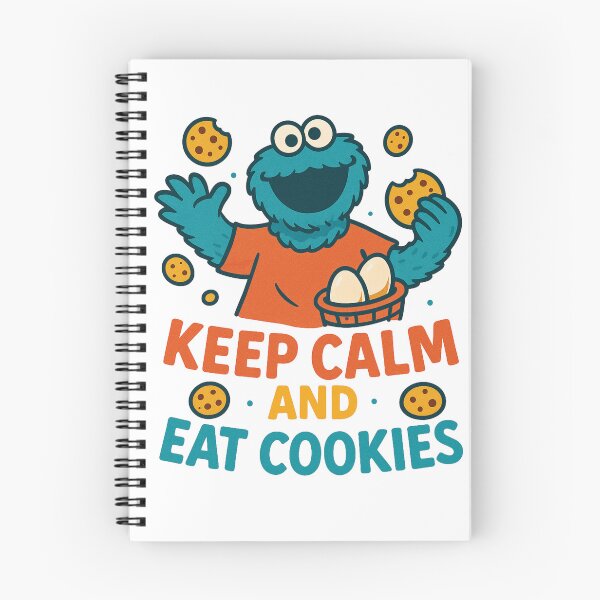 Item preview, Keep Calm And Eat Cookies Cookie Monster Vintage designed and sold by Prints by Mat.