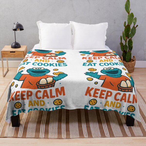 Item preview, Keep Calm And Eat Cookies Cookie Monster Vintage designed and sold by Prints by Mat.