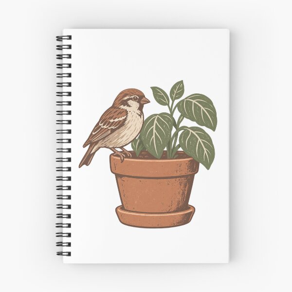 Item preview, Sparrow in the Basil - Small Garden Bird designed and sold by Fawn Crafts.